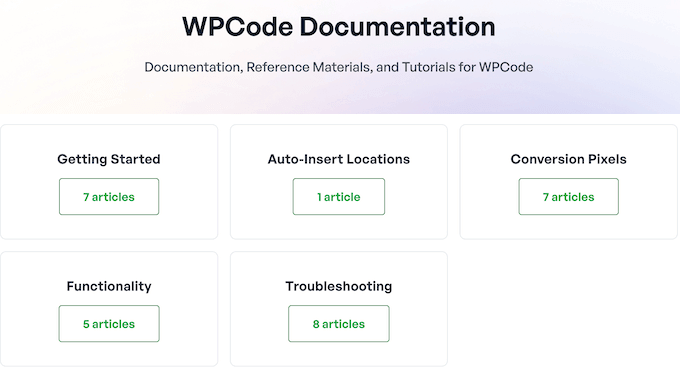 WPCode 在线文档